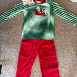 Jelly Beans Green and Red Kids Pajamas